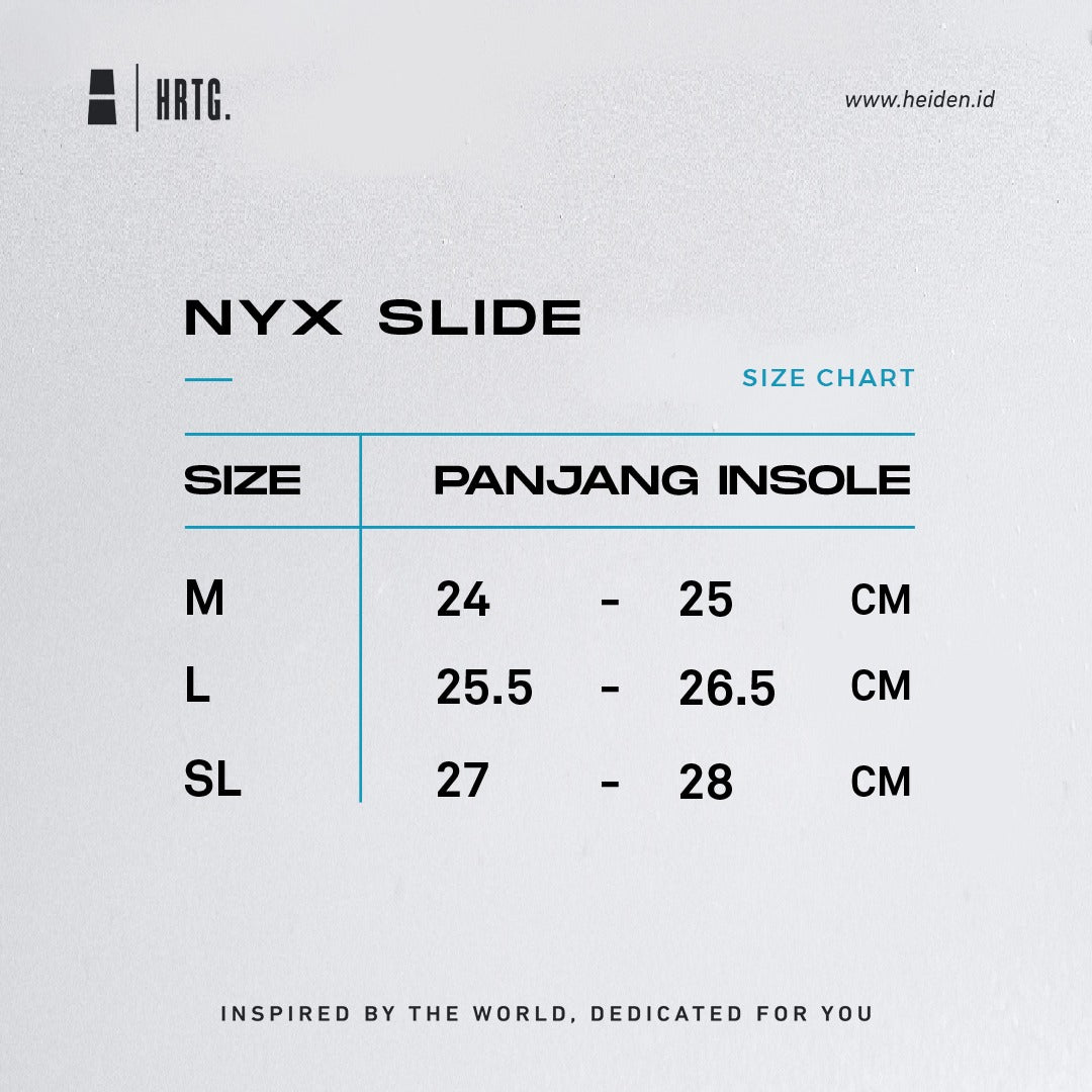 NYX SLIDE - BLACK NAVY