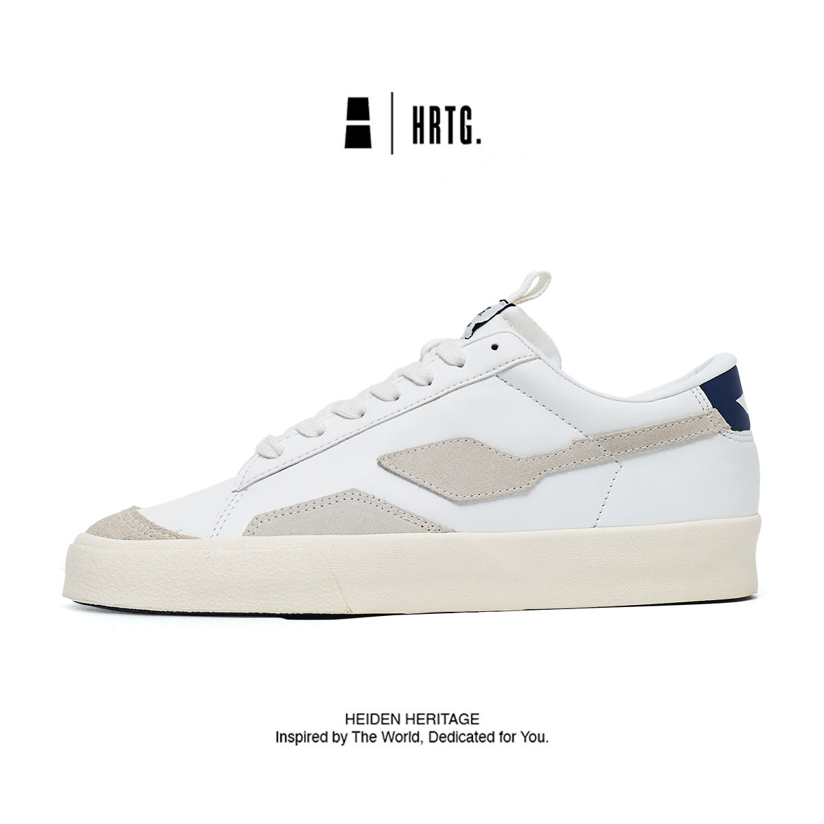CRUZE - WHITE/NAVY SUEDE
